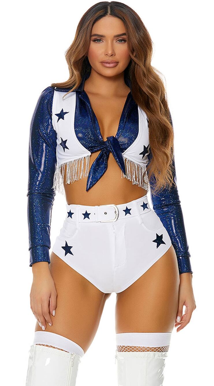 NEW Forplay Dallas Cowboys Cheerleader Costume Size Small Medium
